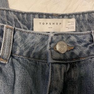 Topshop ripped mom jeans